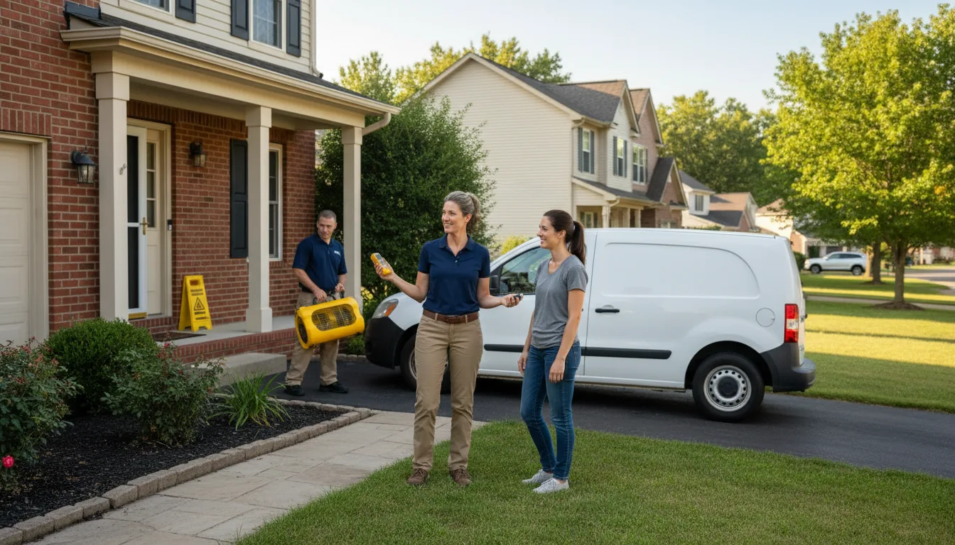 Water restoration image for Dehumidification And Cleanup Services in Perkinsville, NY